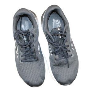 Brooks Shoe Women 10.5 Black Glycerin GTS 21 Running Athletic 1204081D90 Flaws